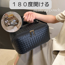 メイクポーチ 大容量 化粧ポーチ コスメポーチ バニティポーチ 機能性 誕生日 母 お母さん 50代 1000円 軽量 おしゃれ コンパクト ギフト 持ち歩き 自立 防水 ギフト 旅行用 プレゼント ★改良版★2024最新モデル