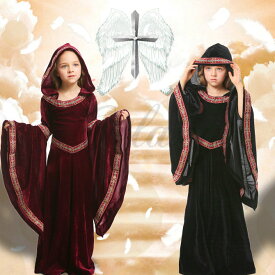 ハロウィン ヨーロッパ風 デビル 祈祷師 ヴァンパイア 魔女 シャーマン 2色 ドレス XS-L コスプレ衣装 ps3635(ps3635)