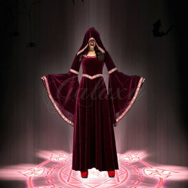 ハロウィン 貴族 女王様 ヨーロッパ風 デビル 吸血鬼 ヴァンパイア 魔女 魔法使い コスプレ衣装 ps3540(ps3540)