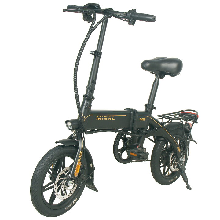 中古J-04電動アシスト自転車M6 フル 折りたたみ 14インチ - スポーツタイプ