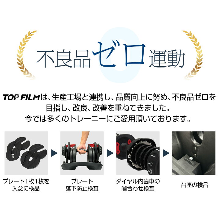 楽天市場】可変式ダンベル 80kgセット 40kg×2個 ダイヤル 17段階調整 