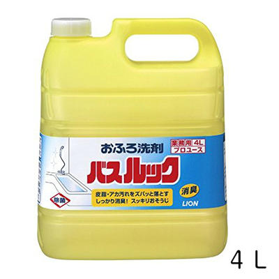 お風呂洗剤 ライオン洗剤 バスルック 4L （1本）おふろ洗剤