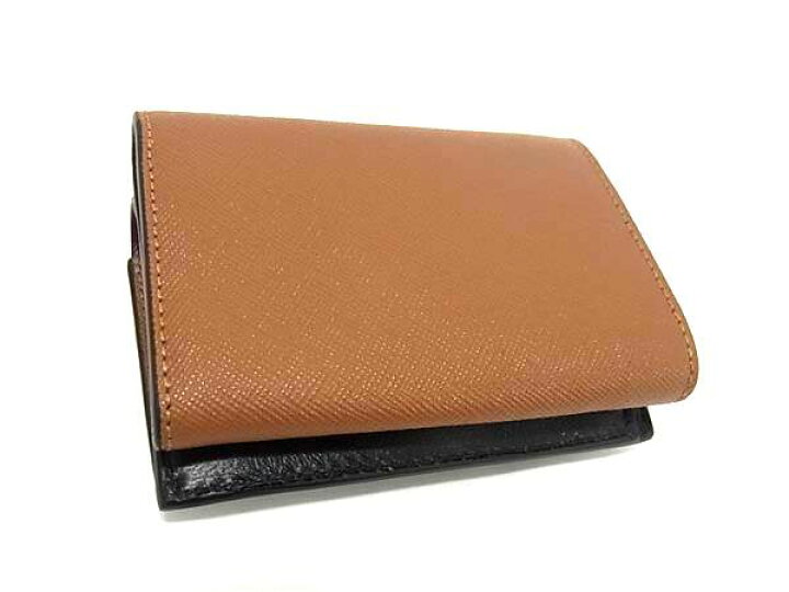 楽天市場】□新品□未使用□ MARNI マルニ レザー コンパクト 三つ折り  