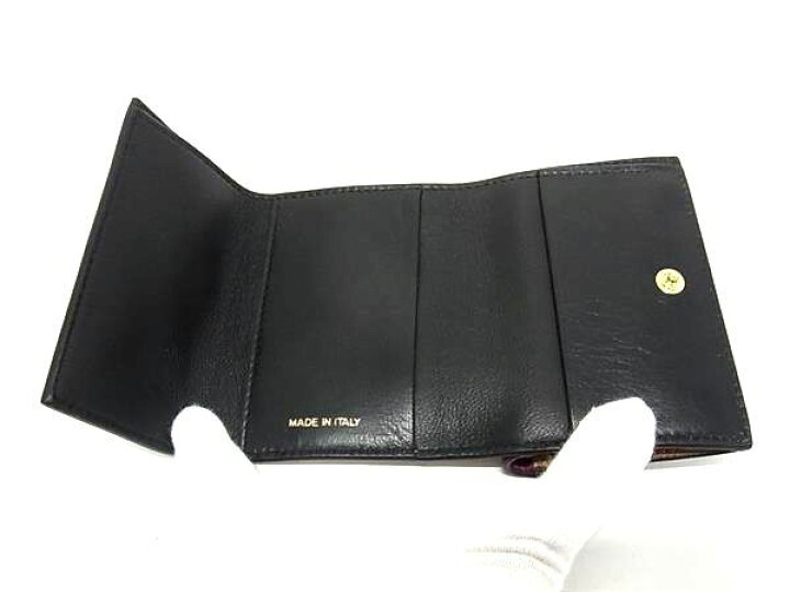 楽天市場】□新品□未使用□ MARNI マルニ レザー コンパクト 三つ折り  