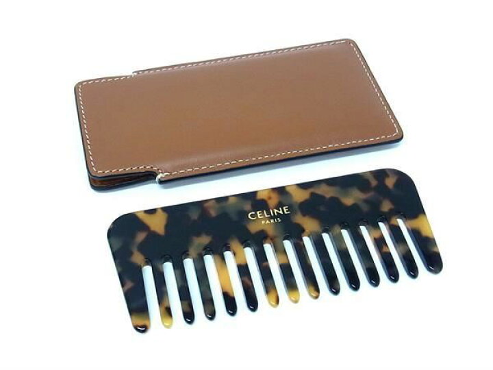 楽天市場】□新品□未使用□ CELINE セリーヌ ケース付き コーム くし  
