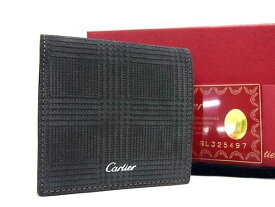 ■新品■未使用■ Cartier カルティエ スエード コインケース コインパース 小銭入れ メンズ レディース グレー系 BG2393