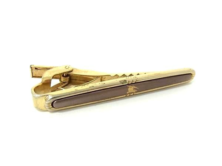 楽天市場】□美品□ BURBERRY バーバリー ネクタイピン タイクリップ  