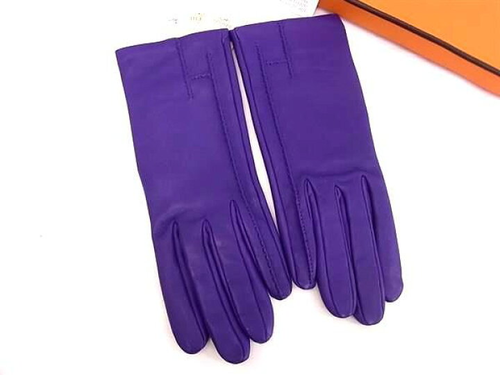 楽天市場】□新品□未使用□ HERMES エルメス ラムスキン 手袋 