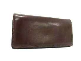 Paul Smith ポールスミス レザー 二つ折り 長財布 ウォレット 小銭入れ 札入れ メンズ レディース ブラウン系 DH5643