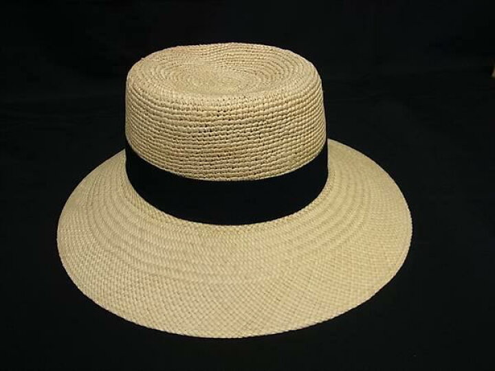 楽天市場】□新品同様□ HERMES エルメス ストロー 麦わら帽子  