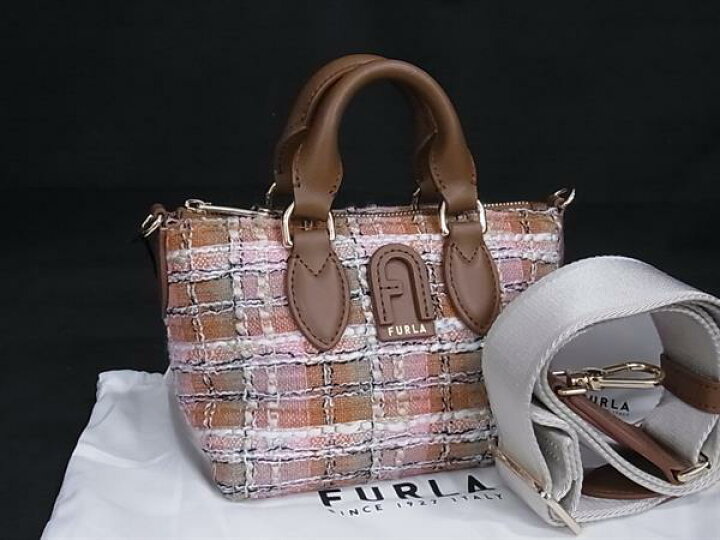 楽天市場】□新品□未使用□ FURLA フルラ カリプソ ミニ ツイード 