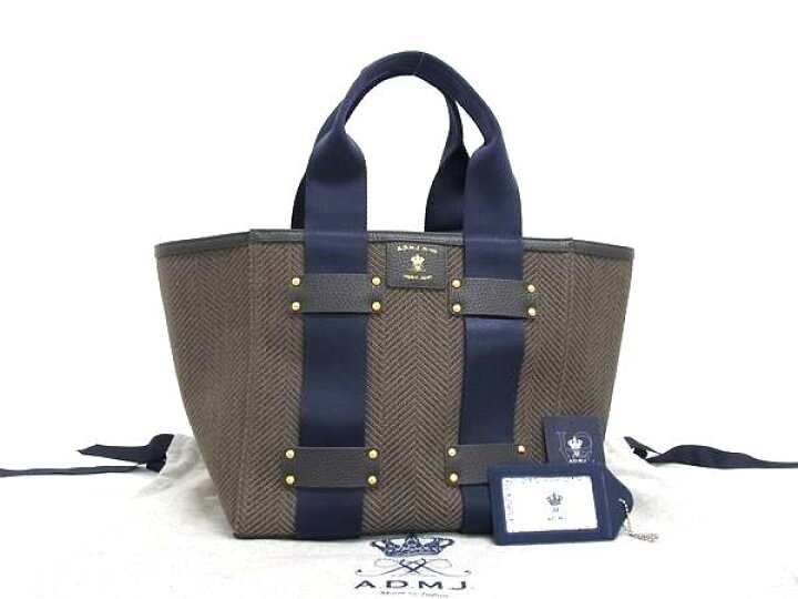 未使用品】ADMJ ハンドバッグ 紺 楽天市場】□新品□未使用□ ADMJ 