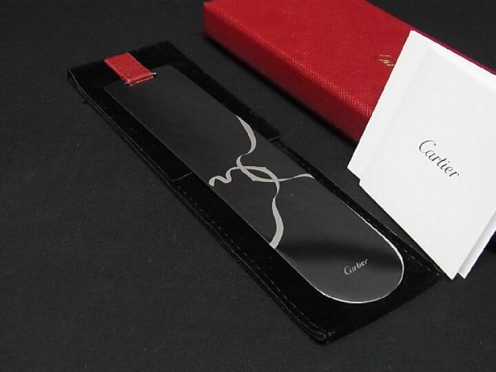楽天市場】□新品□未使用□ Cartier カルティエ ブックマーカー 栞 