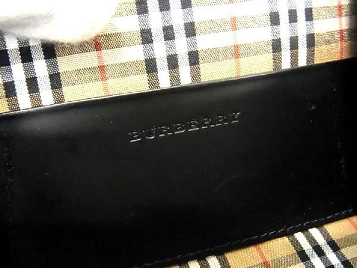 楽天市場】□新品□未使用□ BURBERRY バーバリー ノバチェック レザー  