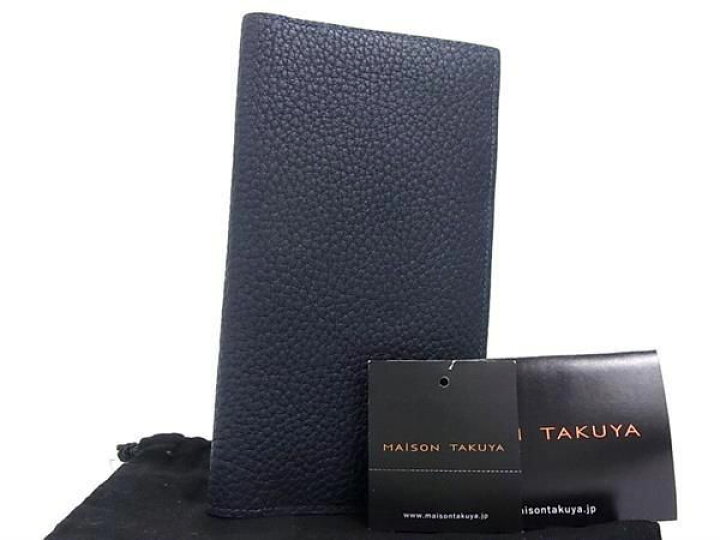 楽天市場】□極美品□ MAISON TAKUYA メゾンタクヤ レザー 二つ折り 長 