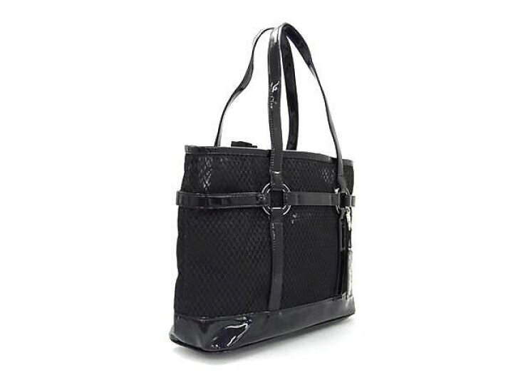 楽天市場】□極美品□ Cooga クーガ ナイロン×パテントレザー トート 