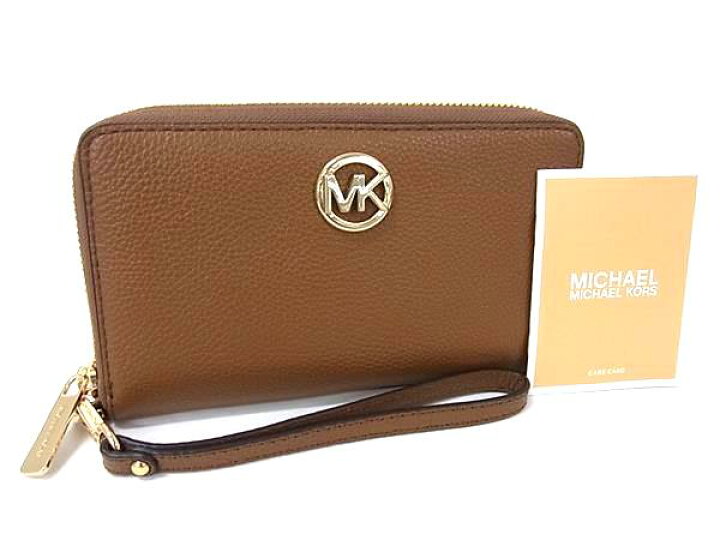 楽天市場】□新品□未使用□ MICHAEL KORS マイケルコース レザー 