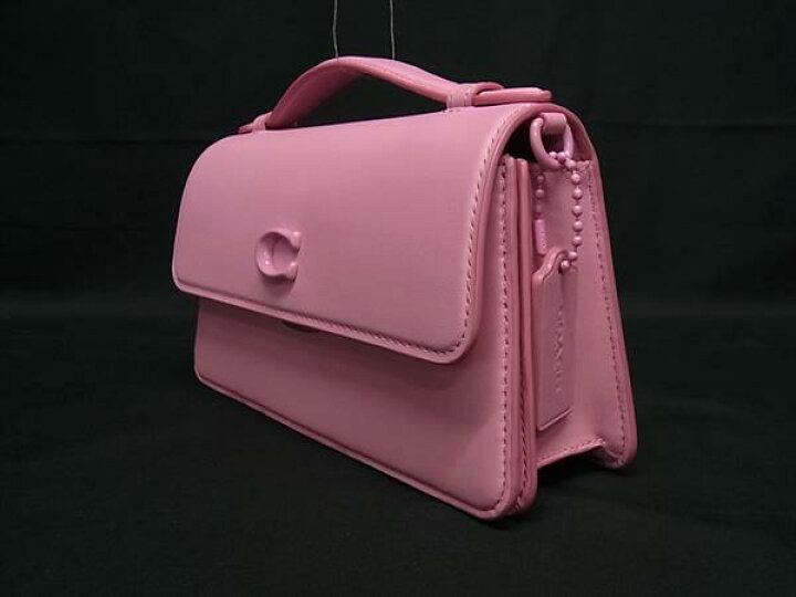 美品】COACH ハンドバッグ ショルダーバッグ ピンク 2WAY コーチ 