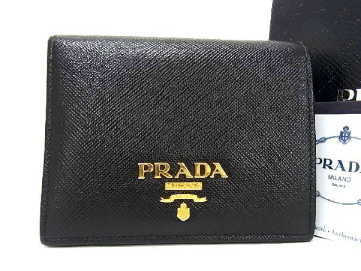 楽天市場】□新品同様□ PRADA プラダ 1MV204 サフィアーノレザー 二  