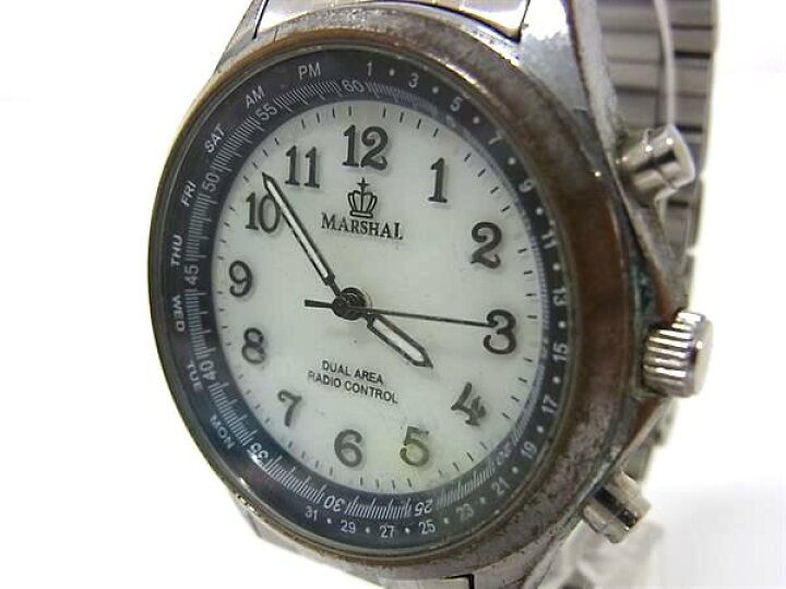 楽天市場】□稼働品□ MARSHAL マーシャル A.S.20.B SS クオーツ 電波 