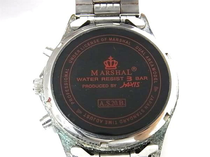 楽天市場】□稼働品□ MARSHAL マーシャル A.S.20.B SS クオーツ 電波 