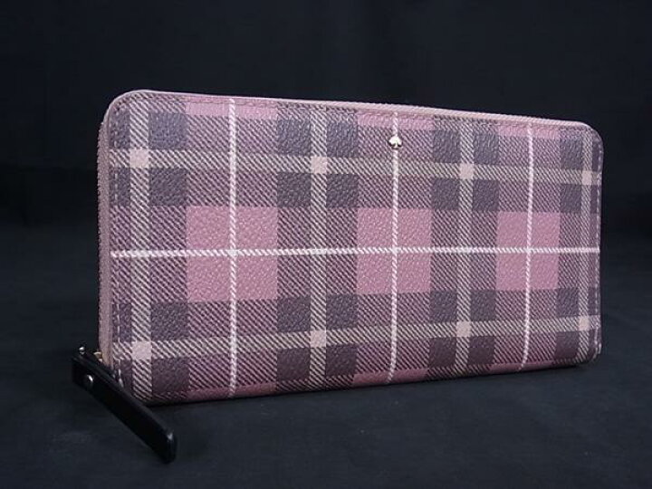 楽天市場】□美品□ kate spade ケイトスペード PWRU5133 PVC チェック 