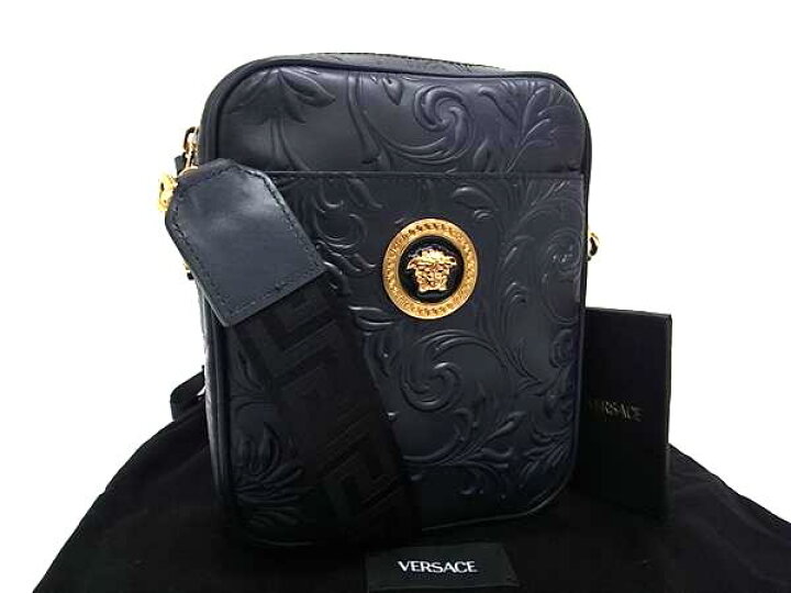 楽天市場】□極美品□ VERSACE ヴェルサーチ メデューサ レザー 
