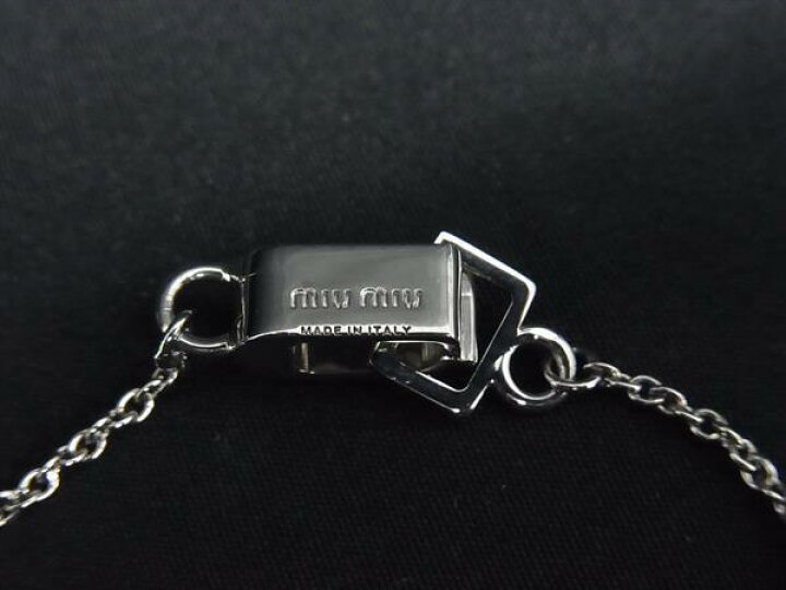 楽天市場】□新品同様□ miumiu ミュウミュウ 5JB297 ラインストーン 