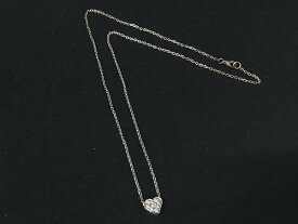 Folli Follie フォリフォリ SV925 ハート ラインストーン ネックレス ペンダント アクセサリー レディース シルバー系 DJ7492