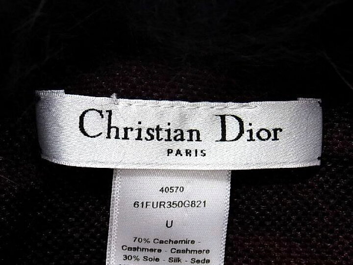 楽天市場】□極美品□ ChristianDior クリスチャンディオール カシミヤ  