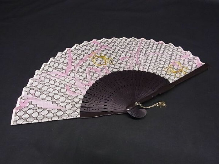 楽天市場】□美品□ CELINE セリーヌ マカダム柄 扇子 せんす 