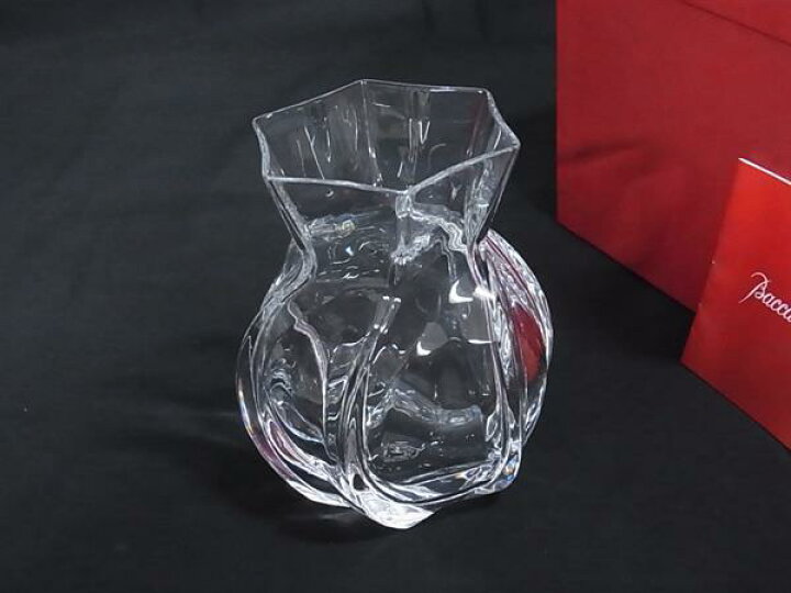 楽天市場】□美品□ Baccarat バカラ コローユ クリスタルガラス 花瓶 