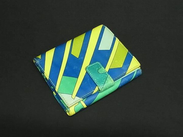楽天市場】EMILIO PUCCI エミリオプッチ レザー 二つ折り 財布 