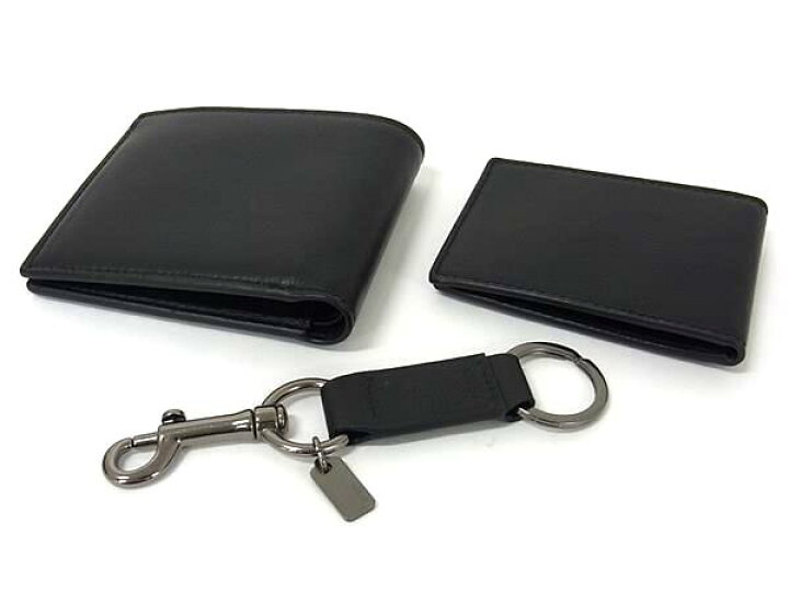 楽天市場】□新品□未使用□ COACH コーチ レザー 二つ折り 財布 