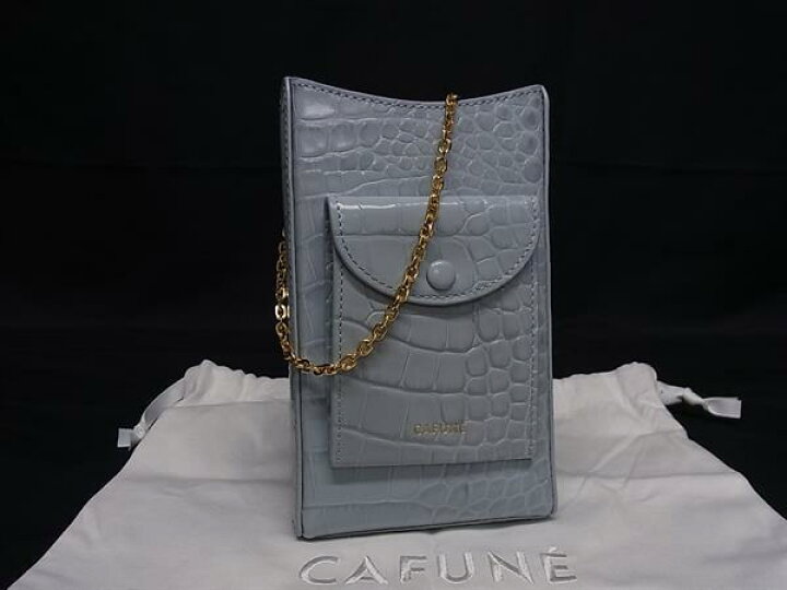 楽天市場】□新品□未使用□ CAFUNE カフネ クロコダイル型押しレザー 