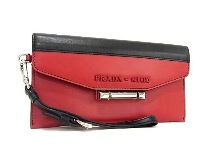 楽天市場】□極美品□ PRADA プラダ レザー ポーチ マルチケース 小物 