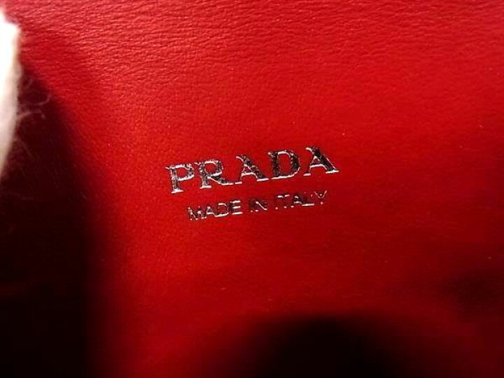 楽天市場】□極美品□ PRADA プラダ レザー ポーチ マルチケース 小物 