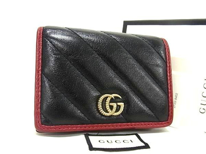楽天市場】□極美品□ GUCCI グッチ 573811 GGマーモント レザー 二  