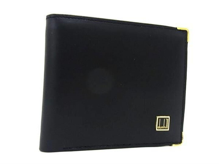 楽天市場】□極美品□ dunhill ダンヒル レザー 二つ折り 財布 