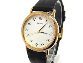 ■稼働品■美品■ SEIKO セイコー 7N01-HZA0 SS&amp;#10005;レザー クォーツ 5気圧防水 腕時計 ウォッチ シャンパンゴールド系 DK1644