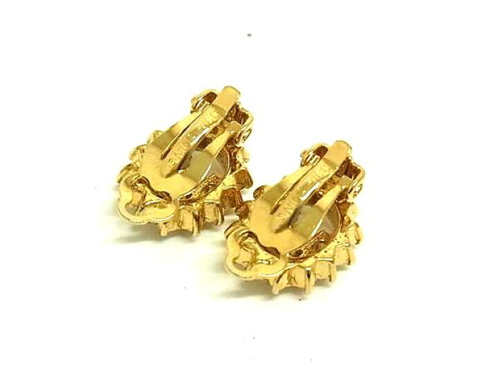 楽天市場】□美品□ NINA RICCI ニナリッチ ラインストーン クリップ式 