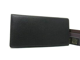 ■新品■未使用■ Paul Stuart ポールスチュアート レザー 二つ折り 長財布 ウォレット 小銭入れ 札入れ メンズ ブラック系 FM4037