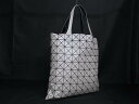 ■新品同様■ BAO BAO ISSEY MIYAKE バオバオイッセイミヤケ プリズム PVC ハンドバッグ トート ショルダー グレージ…