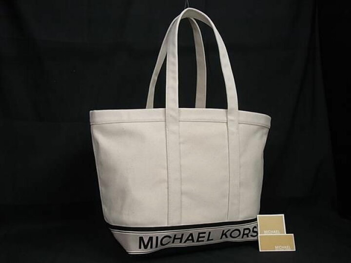 楽天市場】□新品同様□ MICHAEL KORS マイケルコース キャンバス 