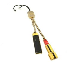 CHANEL シャネル ルージュ アリュール リップ キーホルダー ストラップ チャーム レディース ゴールド系 DE8059