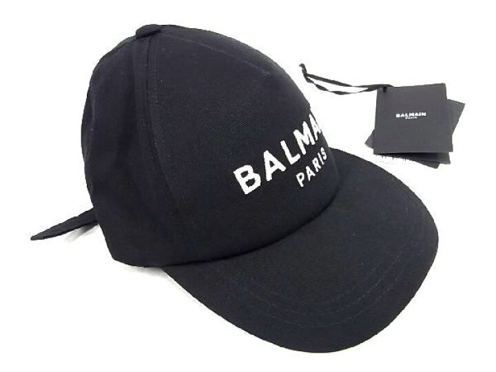 楽天市場】□新品同様□ BALMAIN バルマン コットン100％ ベースボール 