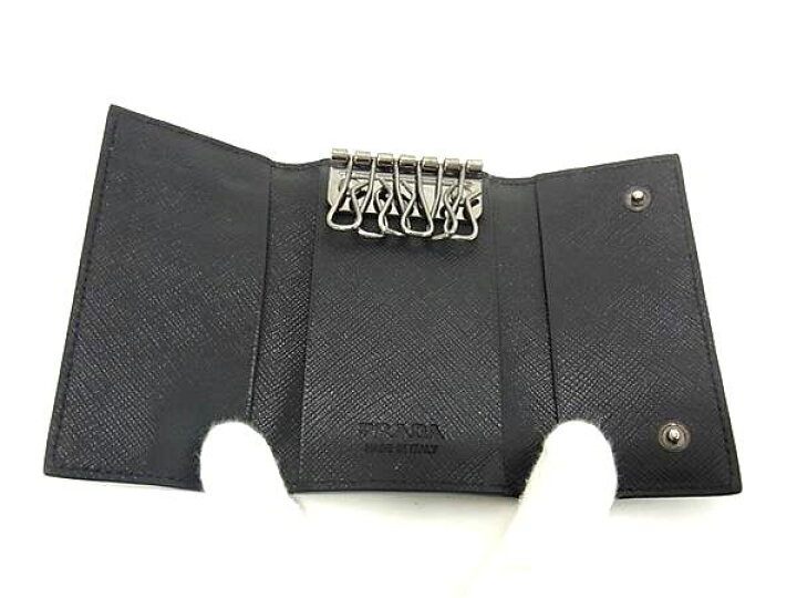楽天市場】□新品同様□ PRADA プラダ 2PG222 サフィアーノレザー 6連  