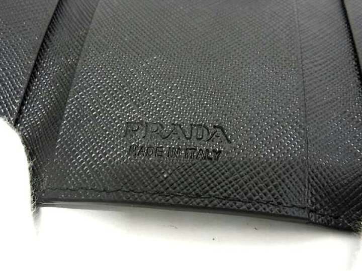 楽天市場】□新品同様□ PRADA プラダ 2PG222 サフィアーノレザー 6連  