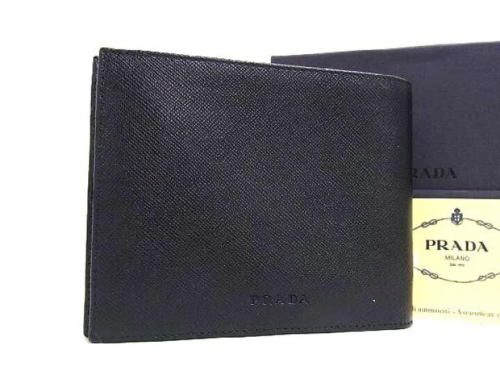 楽天市場】□新品同様□ PRADA プラダ M114X サフィアーノレザー 二 