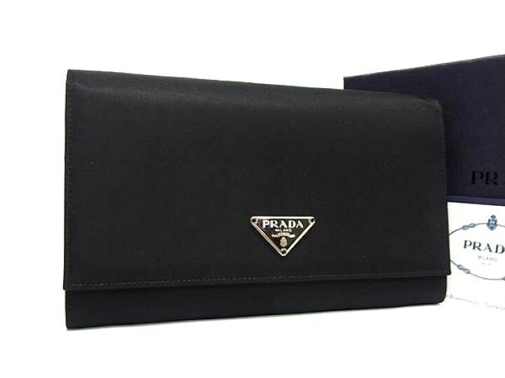 楽天市場】□新品同様□ PRADA プラダ テスートナイロン 二つ折り 長  